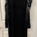 Loft NWOT  Size Small Black and Silver Metallic Dress Photo 1