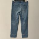 AG Adriano Goldschmied AG-ED Hight Waist/Rise Medium Wash Crop Straight-Leg Jeans With Raw Hem Sz 29R Photo 9