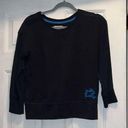 Gilly Hicks Size medium dark navy blue sweatshirt with mesh sleeves Photo 0