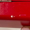 Carolina Herrera  Glasses Case Red Leather Hard Shell w/Black Velvet Lining Photo 8