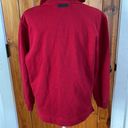 Ralph Lauren  Lauren Jeans Co Red Zip Pullover Sweatshirt Cotton Pocket Medium Photo 4