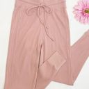 Anthropologie  X Daily Practice High Rise Ribbed Joggers: Blush Pink Photo 2