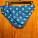 Delia's Polka dot royal blue and turquoise bikini bottoms size large Delia’s Photo 1