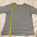 Target Gray & White Striped Two Piece Cotton Pajama Matching Set Size Medium Photo 7