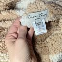 Love Tree  Teddy Sherpa Plaid Tan White Cream Brown Cozy Cardigan Reversible Sz S Photo 3