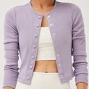 Outdoor Voices  CozyRib Cropped Cardigan - Earl Grey Photo 0