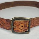 Levi's Vintage  Genuine Leather Hand Tooled Distressed Belt Photo 0