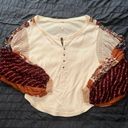 Free People Light Magic Henley Blouse Photo 0