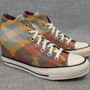 Converse x Missoni CTAS Lux Mid Hidden Wedge Canvas Auburn Yellow Womens 8 Photo 4