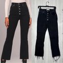 Abercrombie & Fitch  The Kick Flare Ultra High Rise Jeans Frayed Ankle Crop 26/2 Photo 1