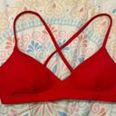 Girlfriend Collective Red Bralette Photo 1