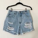 Billabong NWOT  High Waisted Distressed Denim Shorts US 27 Photo 0