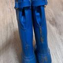 Hunter  Ran Boots Tall Blue Size 7 Farm Muck Photo 7