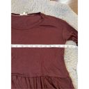 Wilfred  red peplum hem sweater size small Photo 2