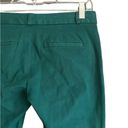 Banana Republic  Sloan Fit Ankle Pants in Green. Size 4P. Photo 4