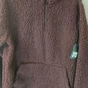 Free Planet  Burgundy Sherpa Hoodie Size S Photo 0