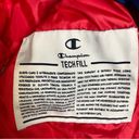 Champion NWOT  Colorblock Surf The Web Puffer Coat Puffy Jacket Red White Blue XL Photo 12