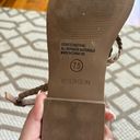 Steve Madden Nude Tan Braided Strappy Square Toe Sandals Size 7.5 Photo 2