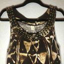 Jones New York  Tribal w/ Metal Sleeveless Dress 2X Photo 4