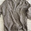 Silence + Noise Grey Crossover Sweater Photo 2