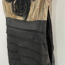 Lucy Paris New Lucy & Co Ruffle Spiral Sleeveless Tiered Mini Dress Black Nude Photo 8