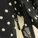 Anne Fontaine Ruffle Halter Top Black White Polka Dot Size 40 Women‎ Maximalist Photo 9