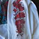 Junkfood Grateful Dead Roses White Sweatshirt XL Photo 5