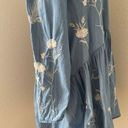 Philosophy  Dress Chambray‎ Embroidered Floral High Low Tunic Dress Size Large Photo 11