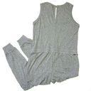 n:philanthropy NWT  Flower Jumpsuit in Heather Gray V-neck Jogger L $178 Photo 5