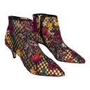 Sam Edelman New  Women's 8.5 Kinzey Floral Pointed Bootie Kitten Boots Shoes Boho Photo 1