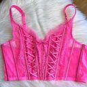 Victoria's Secret Victoria’s Secret Dream Angels Neon Bow Corset Top XL NWT Photo 0