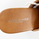 American Eagle  Slip On Faux Leather Mule Platform Heel Clogs Brown 7 Photo 7