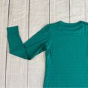 Zyia  Active size medium chill perforated teal long sleeve gym workout shirt Photo 9