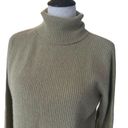 Grayson & Dunn Womens 100% Cashmere Sweater Green High Neck Pullover Size L Size L Photo 1