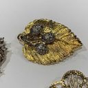 Monet Lot Of 5 Variety Of Vintage - Modern Brooch Pins Gold Tone 1  1 AAi Photo 10