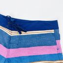 Patagonia  Women's Wavefarer Striped Board Shorts Sz 10 Photo 4