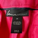 Lane Bryant NWT  Womens the Lena Curvy Fit Ankle Pant in Pink Sz 26 Office Career Photo 7