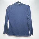 Coldwater Creek  V-Neck Long Sleeve Blue Top Women's Size XS Workwear Casual Photo 6