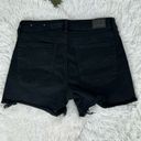 American Eagle  Hi-Rise Shortie Next Level Stretch Black Raw Hem Shorts Size 8 Photo 8