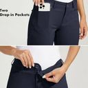 NEW Golf Stretch Quick Dry Lightweight Pants Pockets Water Resistant 14 Blue Size undefined Photo 3