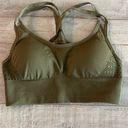 Savvy Army green sports bra Photo 0