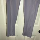 90 Degree by Reflex Lavender Purple Pull On Crop Leggings S Photo 4