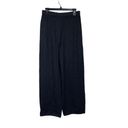 St. John  Heavyweight Wool Blend Santana Knit Wide Leg Pant Photo 1