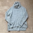 Madewell  Turtleneck Cowl Neck Sweater Gray Speckled Heathered Chunky Knit Photo 8