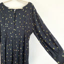 Free People  Black Printed Long Sleeve Romper   Photo 14