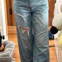 Levi’s Light Wash Distressed Baggy Dad Jeans Photo 0