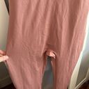 Girlfriend Collective Dusty Rose Scoop Sleeveless Unitard Jumpsuit Sz XL Photo 1