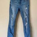 Hollister Medium Wash Low Rise Super Skinny Crop Denim Jeans Bottoms Daytime Photo 0