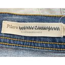Pilcro  Midrise Light Wash Embroidered Ankles Slim Straight Leg Jeans 26 Photo 5