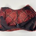 Balance Athletica  Red Snakeskin Print Sports Bra Small Photo 6